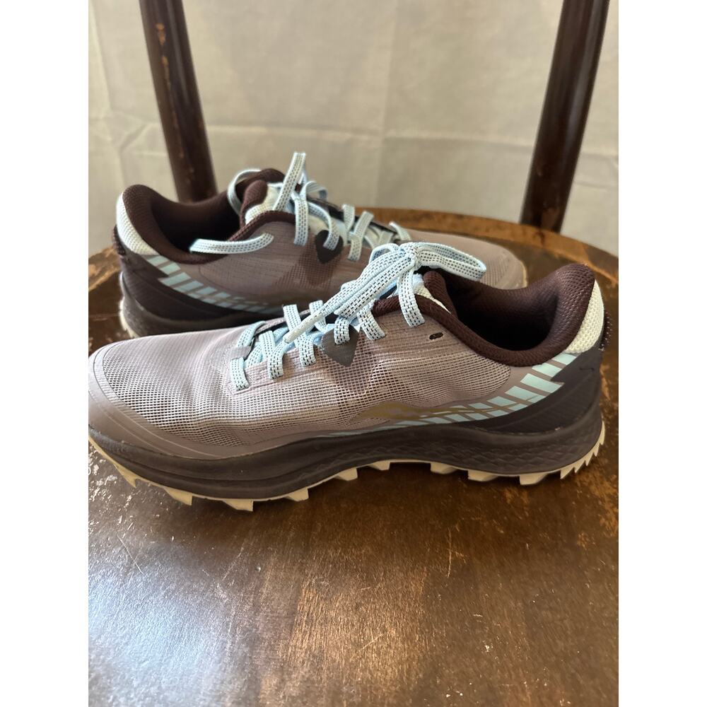 Saucony Peregrine 11 Womens Size 7 Gray Brown Athletic Running Shoes Sneakers - Picture 7 of 7